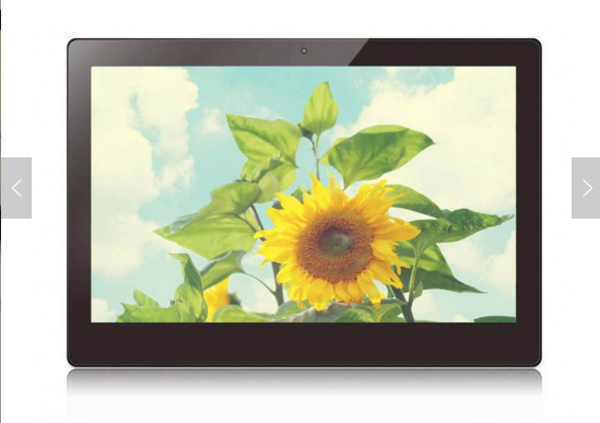 17 Inch Commercial Tablet PC Bus Advertising Wall Mount WiFi 4G LTE Anti - Glare Surface