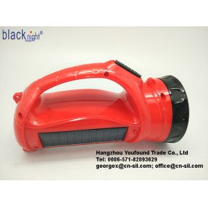 BN-4330S Solar Rechargeable Portable Torch LED Flashlight