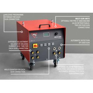 BTH Stud Welding Machine PRO-D 1600 Microprocessor Controlled Stud Welding Unit
