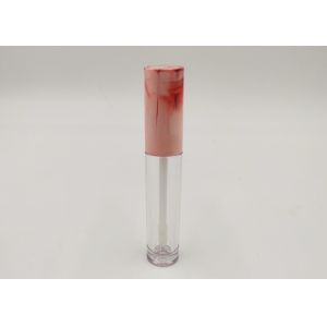 Clear Packaging 5ml Empty Lip Gloss Tubes Plastic Materials With Brush