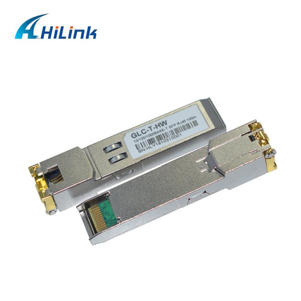 Quality GLC-T 10/100/1000BASE-T 3.3V RJ-45 SFP Transceiver Module for sale