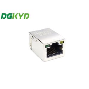 8P10C Female Rj45 Pcb Modular Jack With Led 100 Base-T Ethernet Connector RJ45