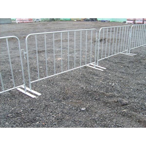 Electric Galvanized Temporary Fencing Crowd Control Barriers Metal Pedestrian