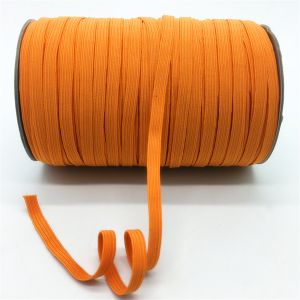 high elasticity flat elastic cord for note book roll packing color elastic band
