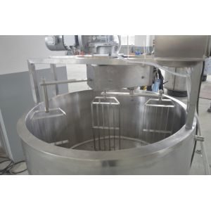 Processing Line 500L Oval Shape Cheese Vat with 450 KG Capacity