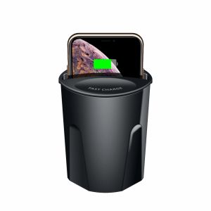 110-205KHz Charging Frequency Car Wireless Charger with Dual USB Output