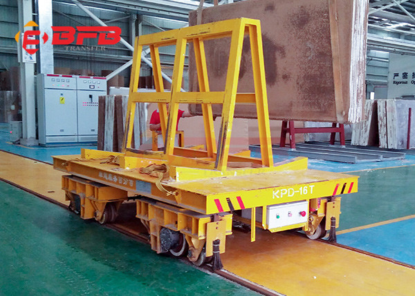 Quality Curved Rails 500T Load 20m/Min Motorized Transfer Trolley for sale