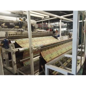 4m Carpet Backing Anti Slip TPE Layer Machine With Siemens PLC Control Schneider