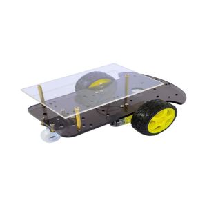 2 Layer Line Tracing Arduino Car Robot , Two Wheel Drive Smart Car Kits