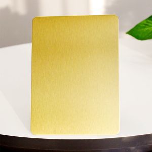 JIS Golden Stainless Steel Sheet #4 No.4 304 Brushed SS Sheet