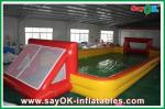 Outdoor Custom 12 x 2 x 6m Inflatable Soccer Field / Football Pitch With Air
