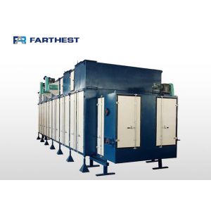 Horizontal Steel Twin Screw Extruder Circumfluent Fish Feed Dryer 380V