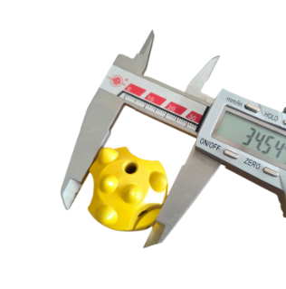 5 Tooth Layout 11° Taper Angle 64mm Compact Height Button Bit For Medium Duty Rock Drilling