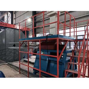 Wireless Remote Control Shuttle Rotomolding Machine Automated