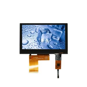 4.3 Inch LCD TFT IPS Panel ALL Viewing Angle Capacitive Touch Screen Display