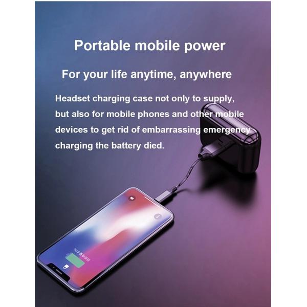 Binaural Tws Headphone Waterproof Earbuds Headphones Tws Touch Control Wireless Bluetooth Earphones Mini Earbuds 2600mAh Charging Box Earpieces