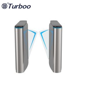 Temperature-Resistant Pedestrian Flap Barrier Gate with RFID/QR Code Sensor 5