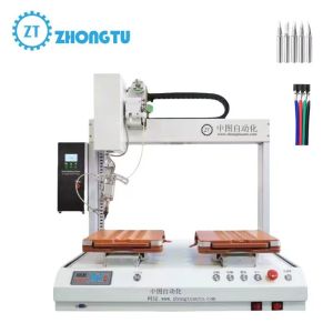 Fast and Accurate 6-Axis Automatic Soldering Machine with Replaceable Tip