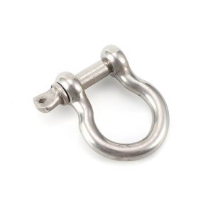 Polished Stainless Steel Bow Shaped Shackle For Industrial Rigging Applications