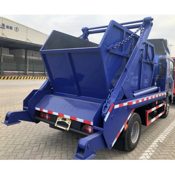 SINOTRUK HOWO 4x2 LCV Swing Arm Skip Wastebin Dumpster Automatic Loading Garbage Truck