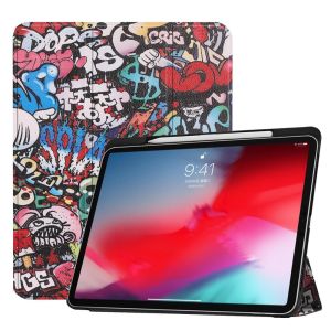 iPad Pro 11 Smart Case with Pencil Holder Leahter iPad Pro 11 2018 Cover