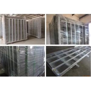 10 Foot Galvanized Pipe Portable Cattle Farm Fence Panel