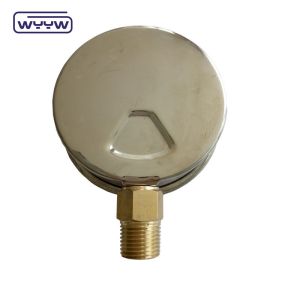 CE certificate pressure test hydraulic oil filling 4" radial manometer 4bar