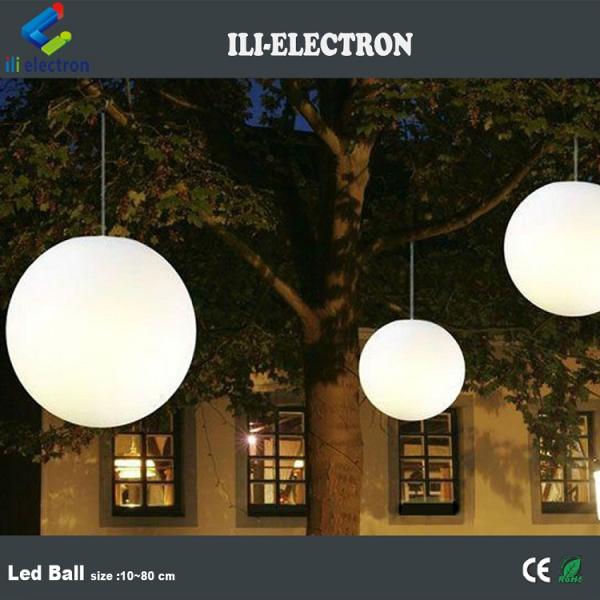 PE plastic glowing drop ball light