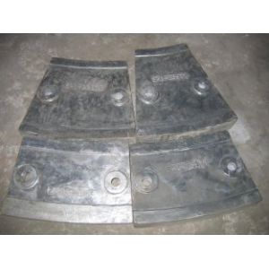 Metal Mould Casting Wear Performance No Breakage , Cr12 Mill Liners