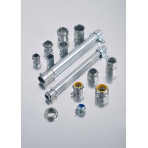 Durable 1 Inch EMT Conduit Connectors & Fittings , Aluminum Conduit Connectors