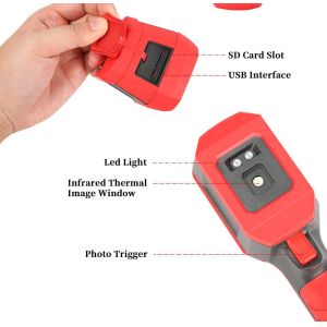 165h Handheld Infrared Thermometer Camera Body Temperature Imaging Infrared