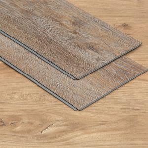 Wood Effect LVT Luxury Vinyl Tile Flooring Planks With Click Installation System