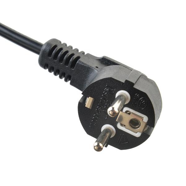 VDE Certificated Shucko CEE7/7 Plug with IEC C13 Connector Computer Power Cords Extension Cords Length 1.5M or Customized