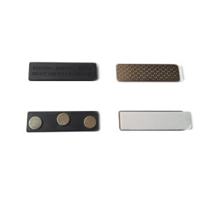 Reusable ABS Plastic Magnetic Name Badge N35 Neodymium Retractable