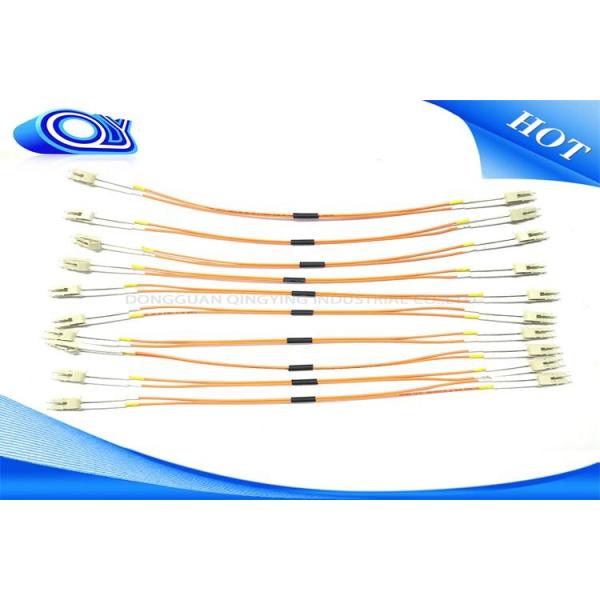 Quality Orange OM1 / OM2 1M / 3M /5 M Duplex LC to LC Fiber Opitc Pigtail Multi Mode for sale