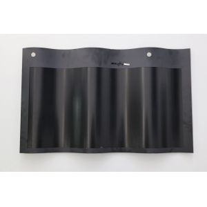 69.00cm * 45.00cm * 0.90cm Hantile Curved Solar Roofing Slate Tiles Shingle BIPV