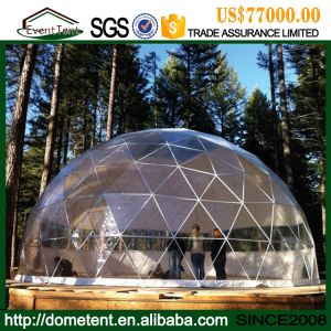 Buy cheap Large Transparent Event Geodesic Dome Tent With Clear Roof Cover from wholesalers