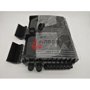 Black Fiber Optic Splitter Box 2 In 16 Out Optical Splitter Termination Box