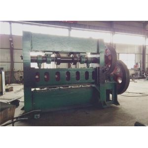 Diamond Shaped Holes Expanded Metal Machine 160T Punching Pressure Green Color