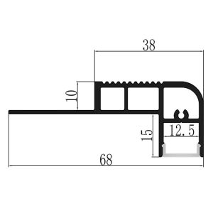 LED Strip Light Stair Nosing LED Profile Aluminium Alloy Customized Length