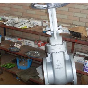 ASTM A126B cast iron flanged gate valve