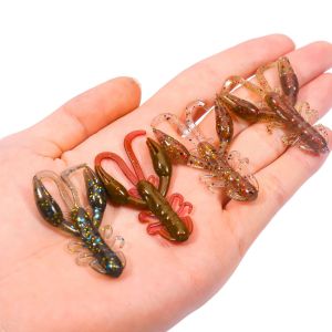 Wholesale 8 Colors Curly Tail Maggot Soft Fishing Lures Resin PVC from china suppliers