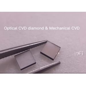Brownish CVD Lab Grown Diamonds 3x3x1mm For Machining And Cutting Tools