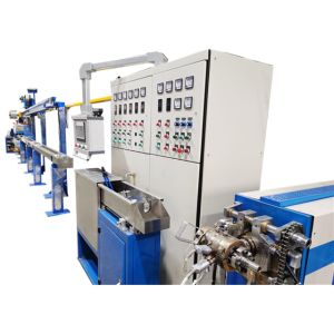 Single Layer FEP PFA Wire Extruder Machine Teflon Cable Manufacturing Equipment