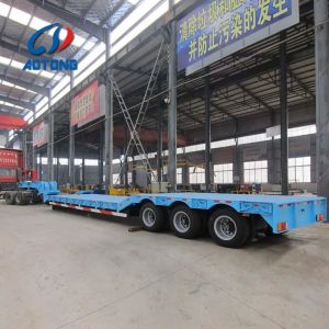 Extendable Axles 65 Tons Low Loader Trailer for Flexible and Versatile Cargo