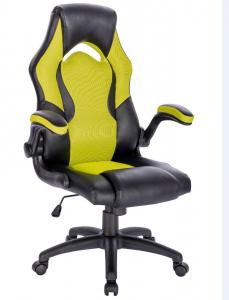 China Premium PU Leather Gaming Office Chair Swivel Gaming Computer Chair With Adjustable Armrest on sale