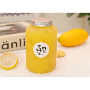 Plastic Reusable Juice Bottles For Milk Tea 350ML 500ML