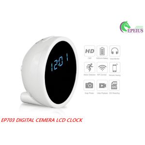 IR Night Vision Wifi Camera Clock Motion Detection Wireless IP 1080P HD