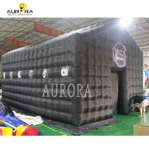 Outdoor Inflatable Club Tent , PVC or oxford Blow Up Party Tent With LED
