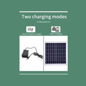 15W Home Battery Operated Fans Rechargeable Standing Fan